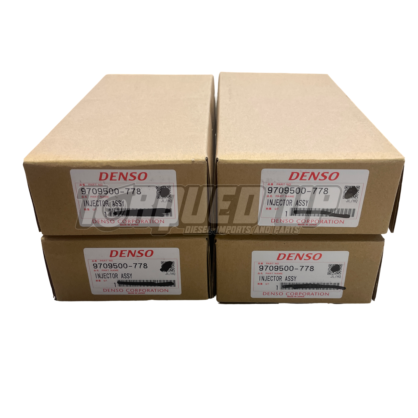 New Denso Injectors 13 Code Suit Toyota 1KD-FTV SET
