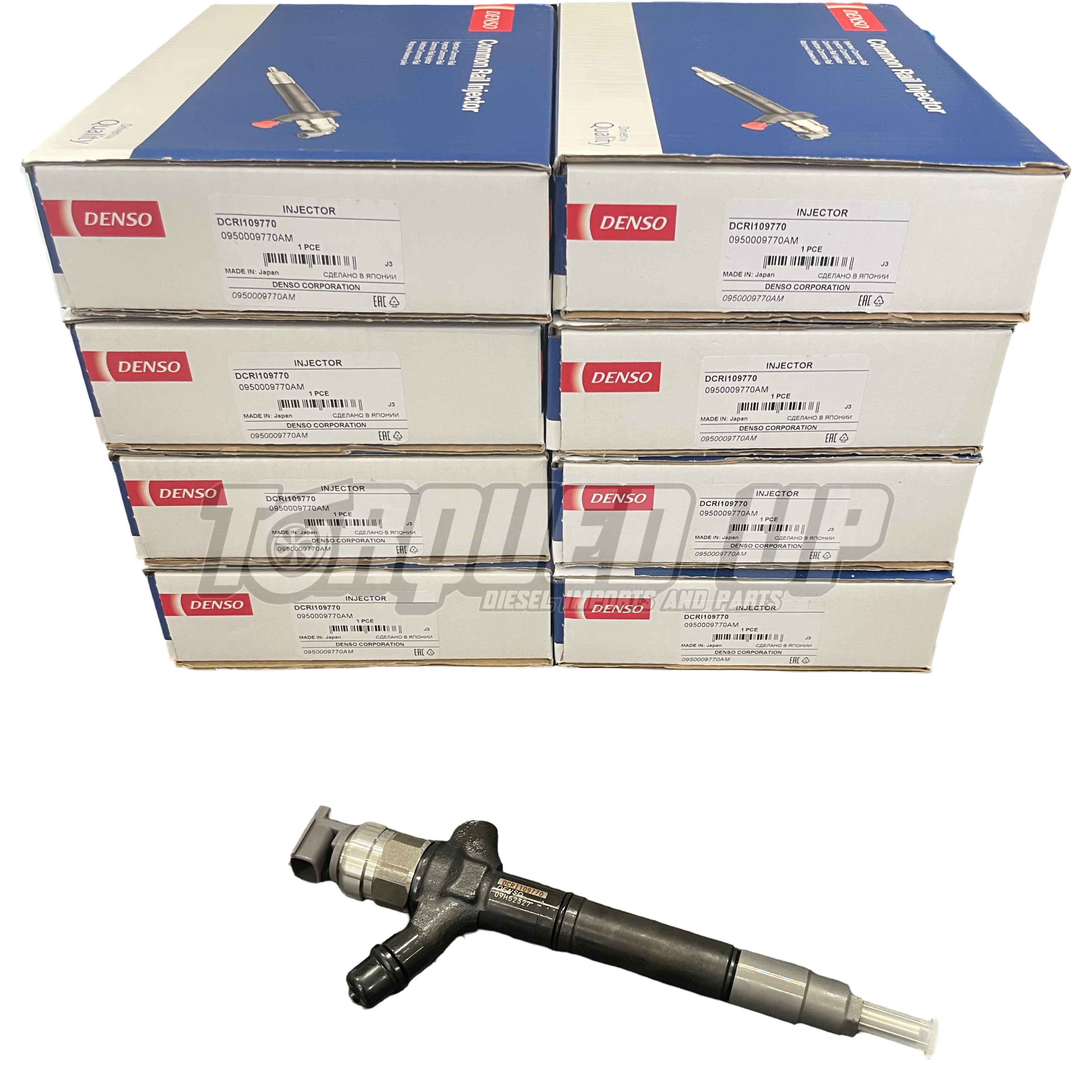 Genuine Denso 095000‑9770 Injectors (Set of 8) – Toyota LandCruiser 70 ...