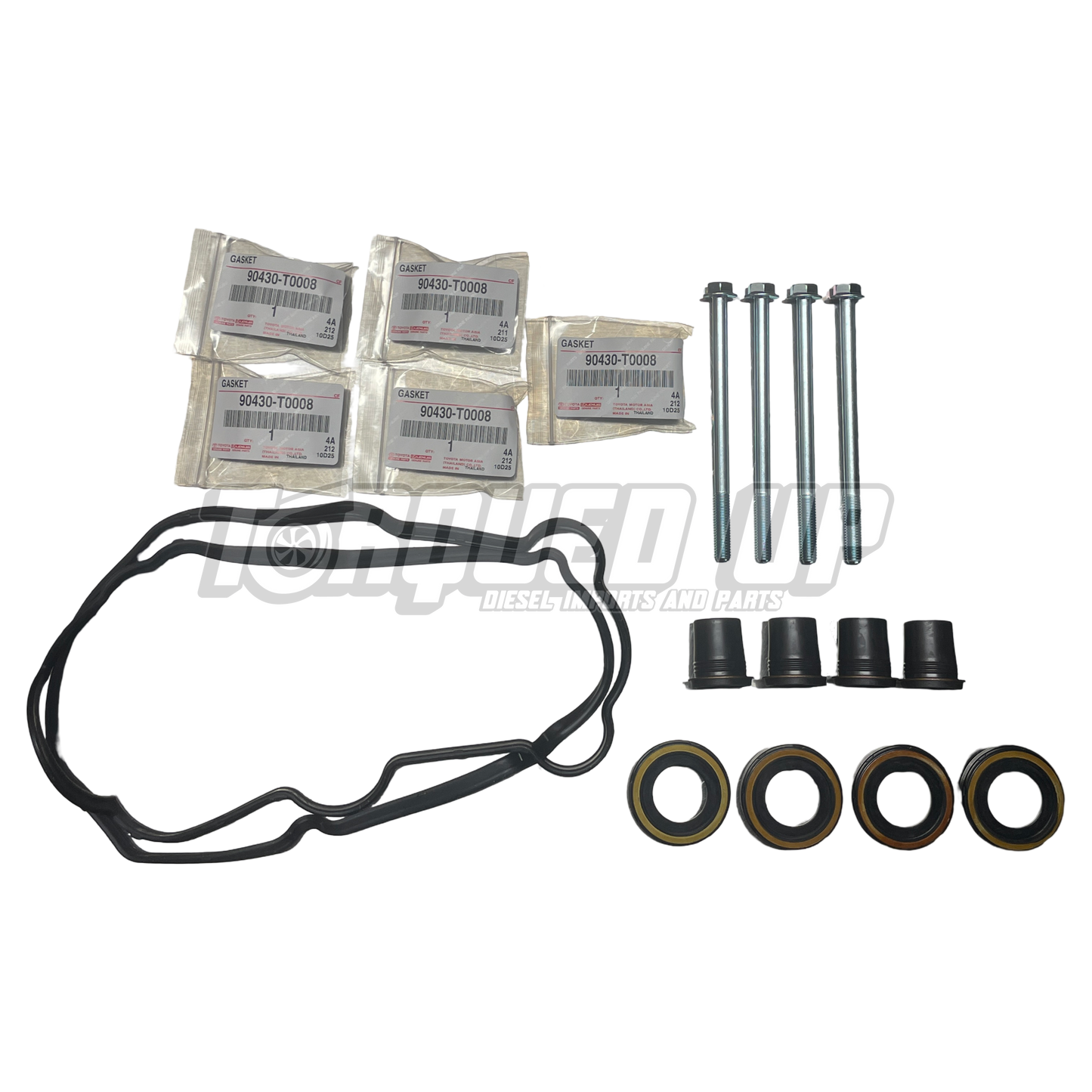 Injector Fitting Kit to suit Toyota Hilux & Land Cruiser Prado 1KD/2KD-FTV 3.0L 2005-2015*