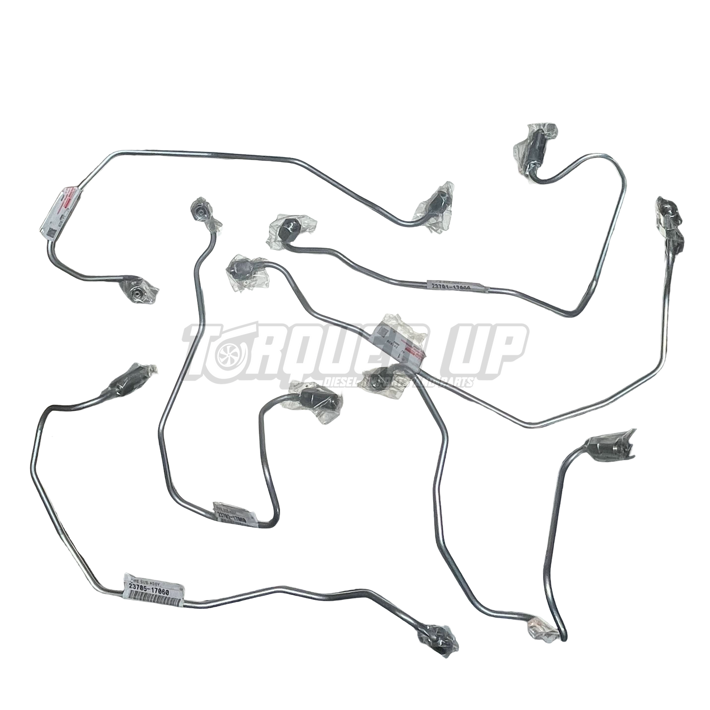 GENUINE Toyota LandCruiser 1HD FTE 4.2L Injector Fuel Injector Pipe Kit of 6