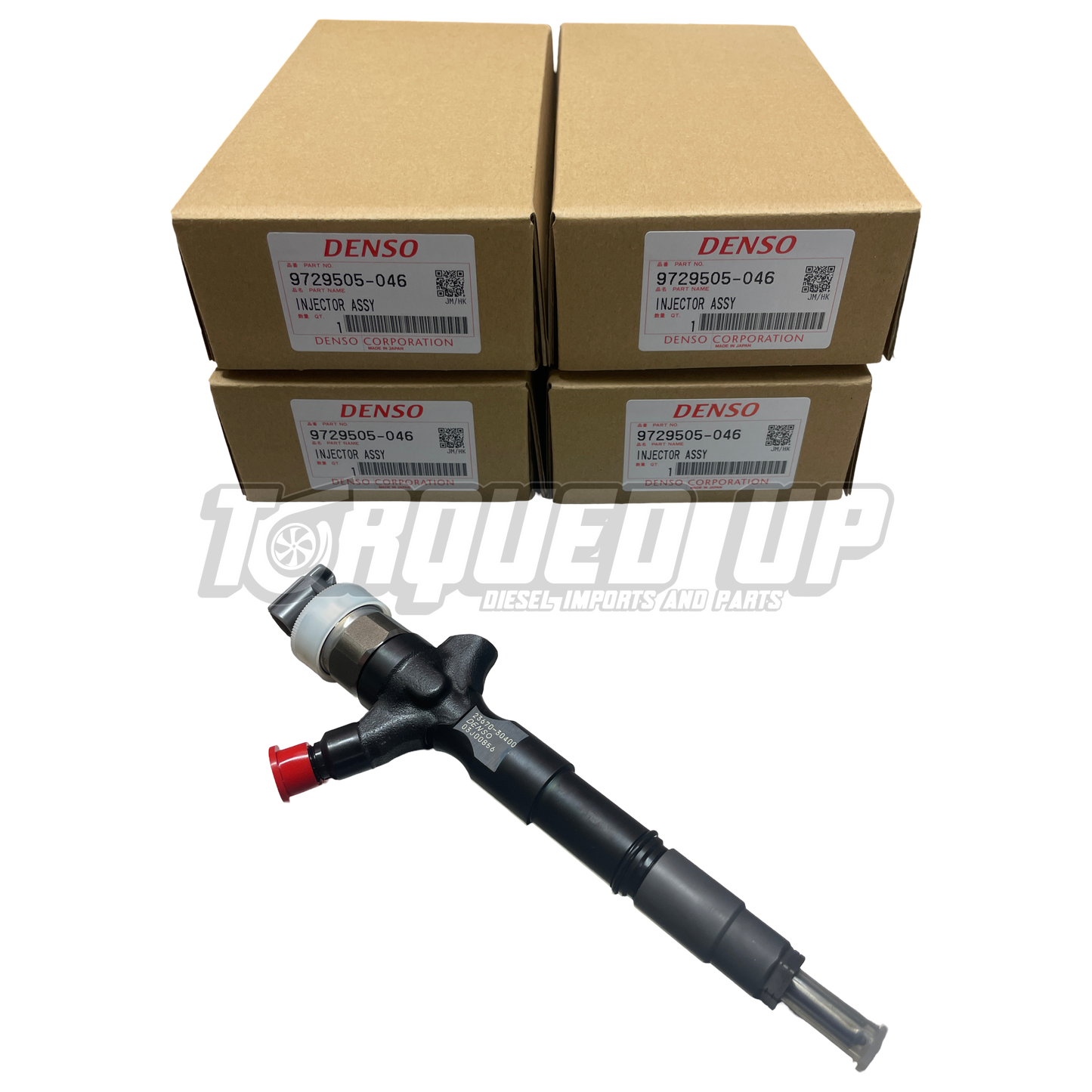 New Toyota Hilux Denso Injectors Suit 1KD-FTV SET