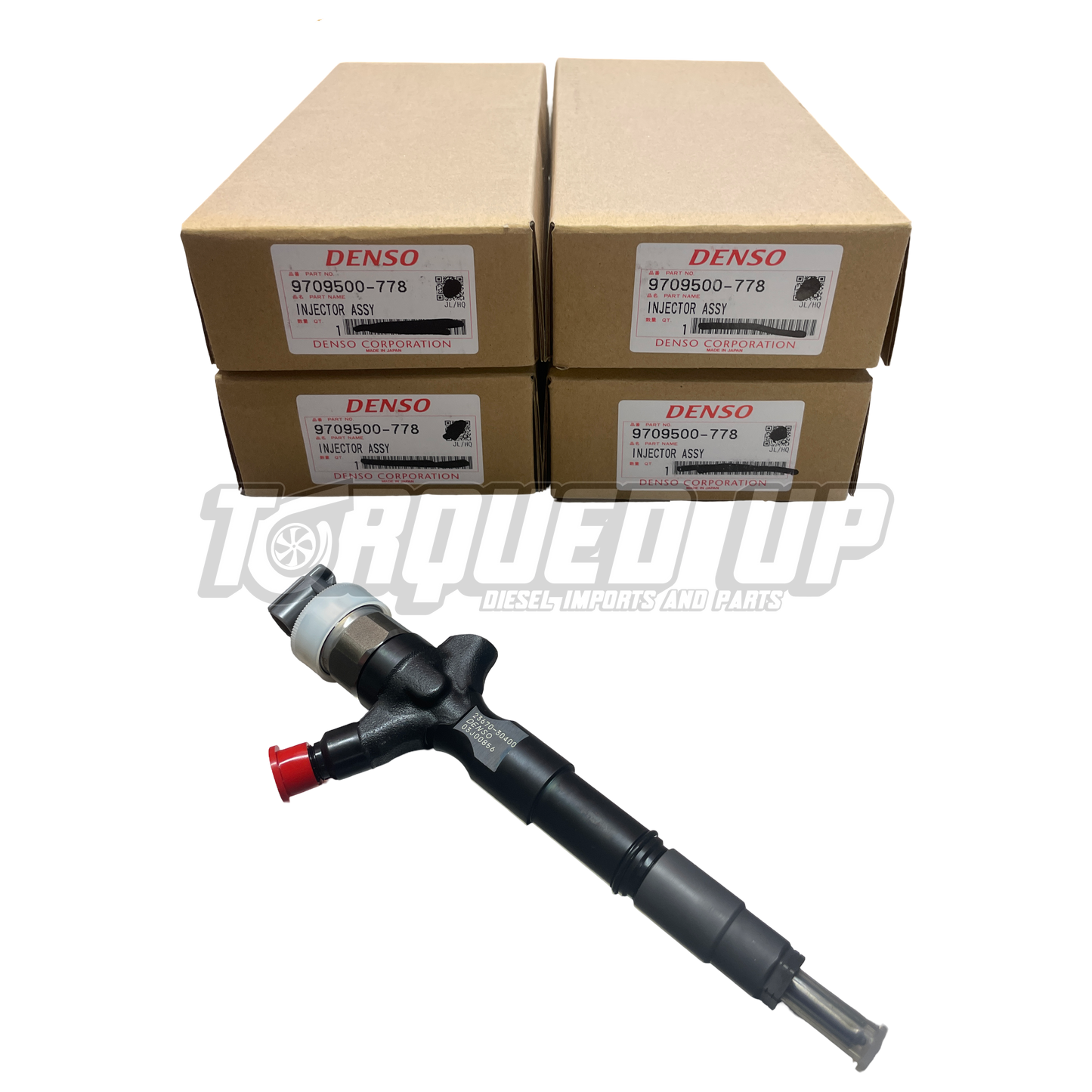New Denso Injectors 13 Code Suit Toyota 1KD-FTV SET
