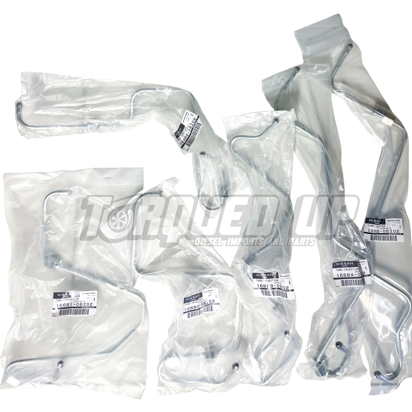 Genuine Nissan TD42 Injector Lines 1-6