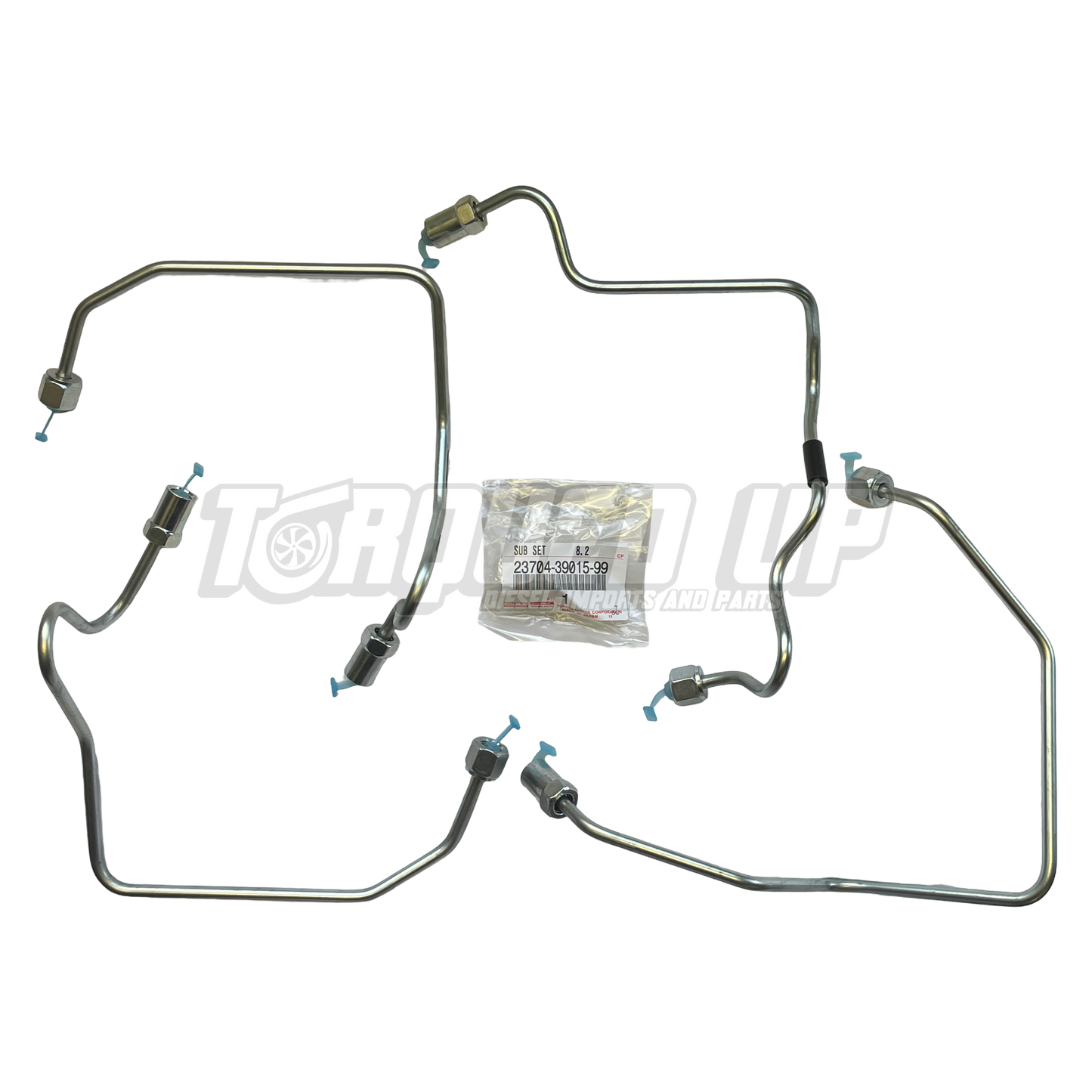 GENUINE Toyota Hilux KUN16 KUN26 1KDFTV 1KD-FTV Fuel Injector Pipe Set x4